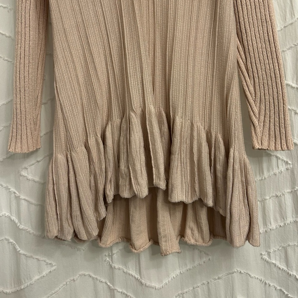 Free People Ribs and Ruffles Tunic Sweater - Picture 4 of 6